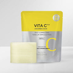 MISSHA Vita C Plus Spot Correcting Tone Up Ampoule Pads 210g/80pads