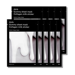 Abib Gummy Sheet Mask Collagen Milk Sticker 27ml X 10ea