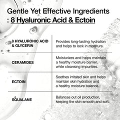 Anua 8 Hyaluronic Acid Moisturizing Gentle Gel Cleanser 150ml