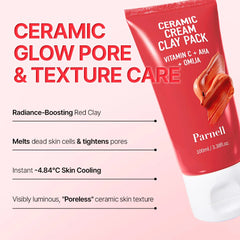 Parnell AHA Omija Ceramic Cream Clay Pack 100ml
