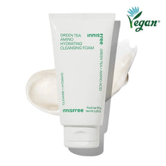 innisfree Green Tea Amino Hydrating Cleansing Foam 250g
