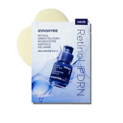 innisfree Retinol Green Tea PDRN Skinbooster Ampoule Gel Mask 25ml X 5ea