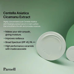 Parnell Cicamanu Serum In Matte Cushion SPF50+ PA++++ 15g (Refill) (3colors)