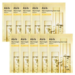 Abib Vita C Brightening Sheet Mask Essential Fit 27ml X 10ea