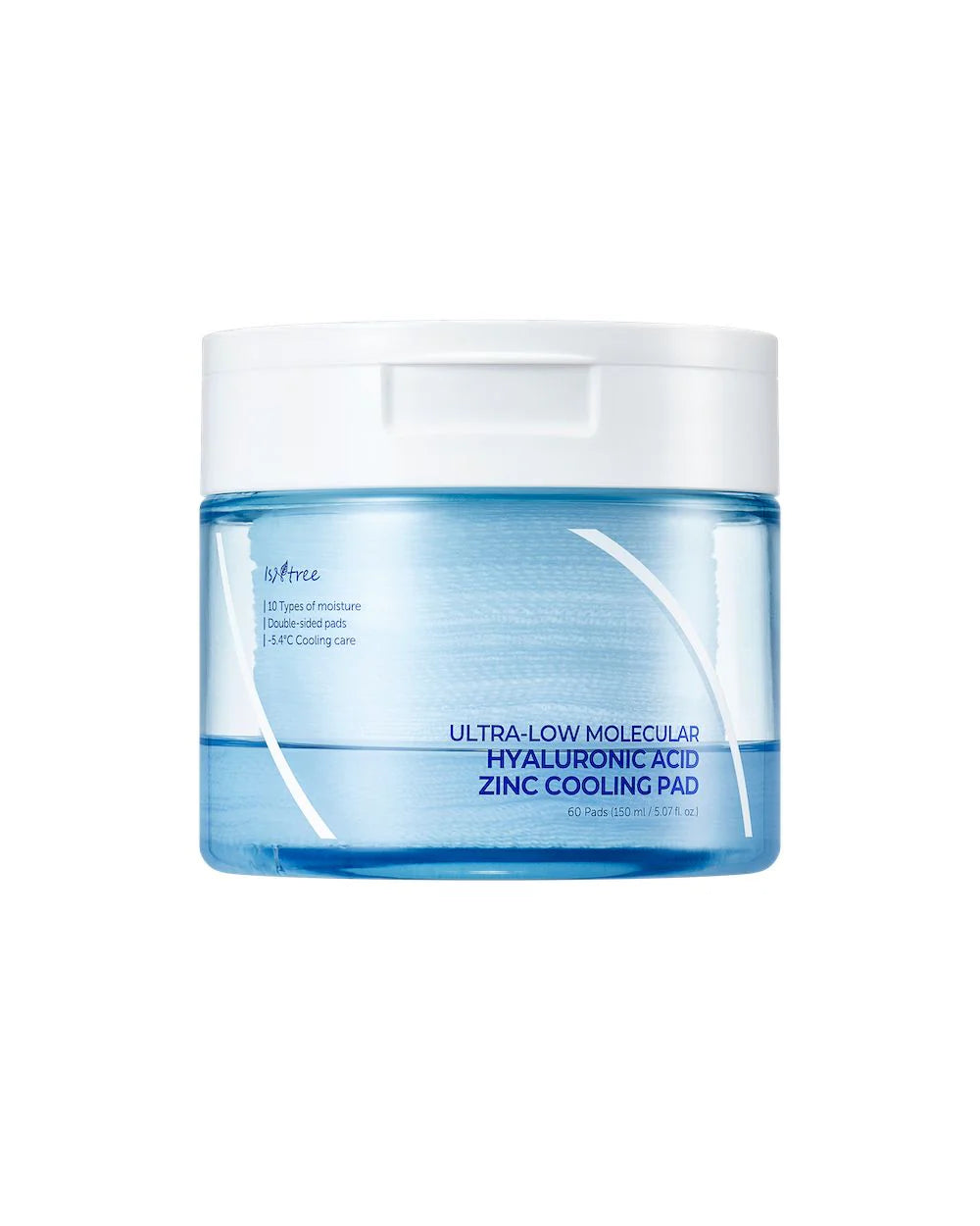 Isntree Ultra-Low Molecular Hyaluronic Acid Zinc Cooling Pad 150ml(60P)