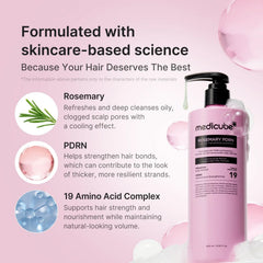 medicube Rosemary PDRN Cooling Thickening Shampoo 400ml