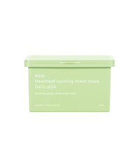 Abib Heartleaf Calming Sheet Mask Daily Pick 350ml/30ea