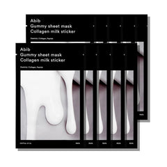 Abib Gummy Sheet Mask Collagen Milk Sticker 27ml X 10ea