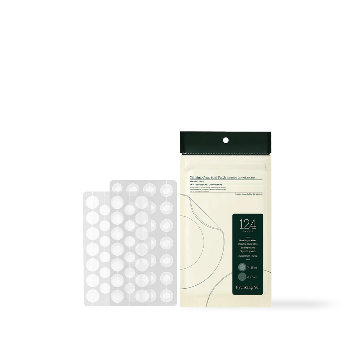 [Pyunkang Yul] Calming Clear Spot Patch Intensive Care + Slim Care 124ea