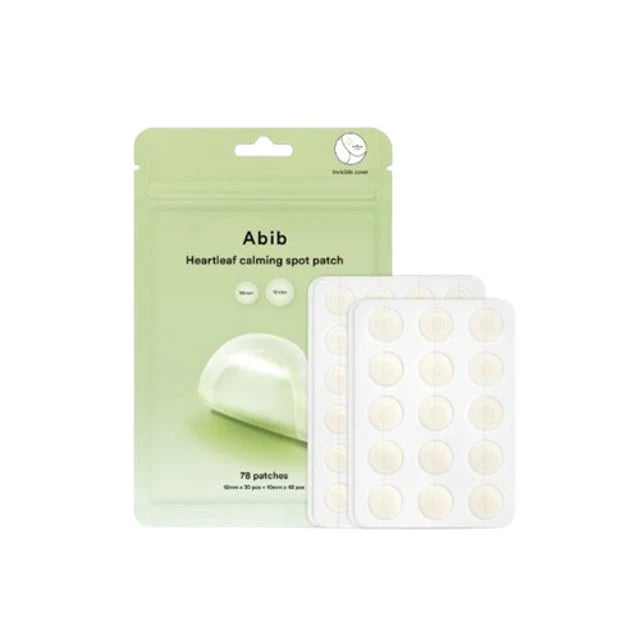 Abib Heartleaf Calming Spot Patch 78 Patches (10mmX48ea + 12mmX30ea)