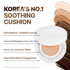 Parnell Cicamanu Serum Cushion SPF45 PA++ 15g (3colors)