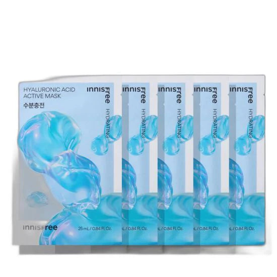 innisfree Hyaluronic Acid Active Mask 25ml X 5ea