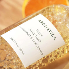 AROMATICA Zesty Hand Soap Refill – Grapefruit & Tangerine (300ml)
