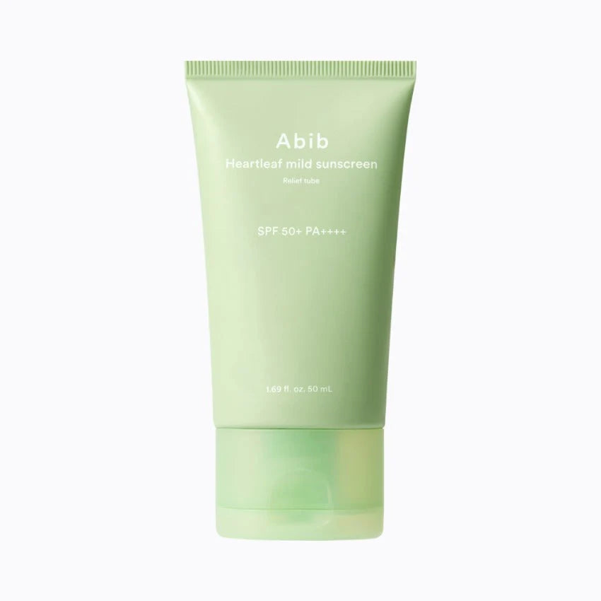 Abib Heartleaf Mild Sunscreen Relief Tube SPF50+ PA++++ 50ml
