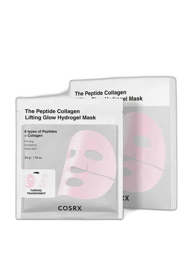 COSRX The Peptide Collagen Lifting Glow Hydrogel Mask 34g X 3ea