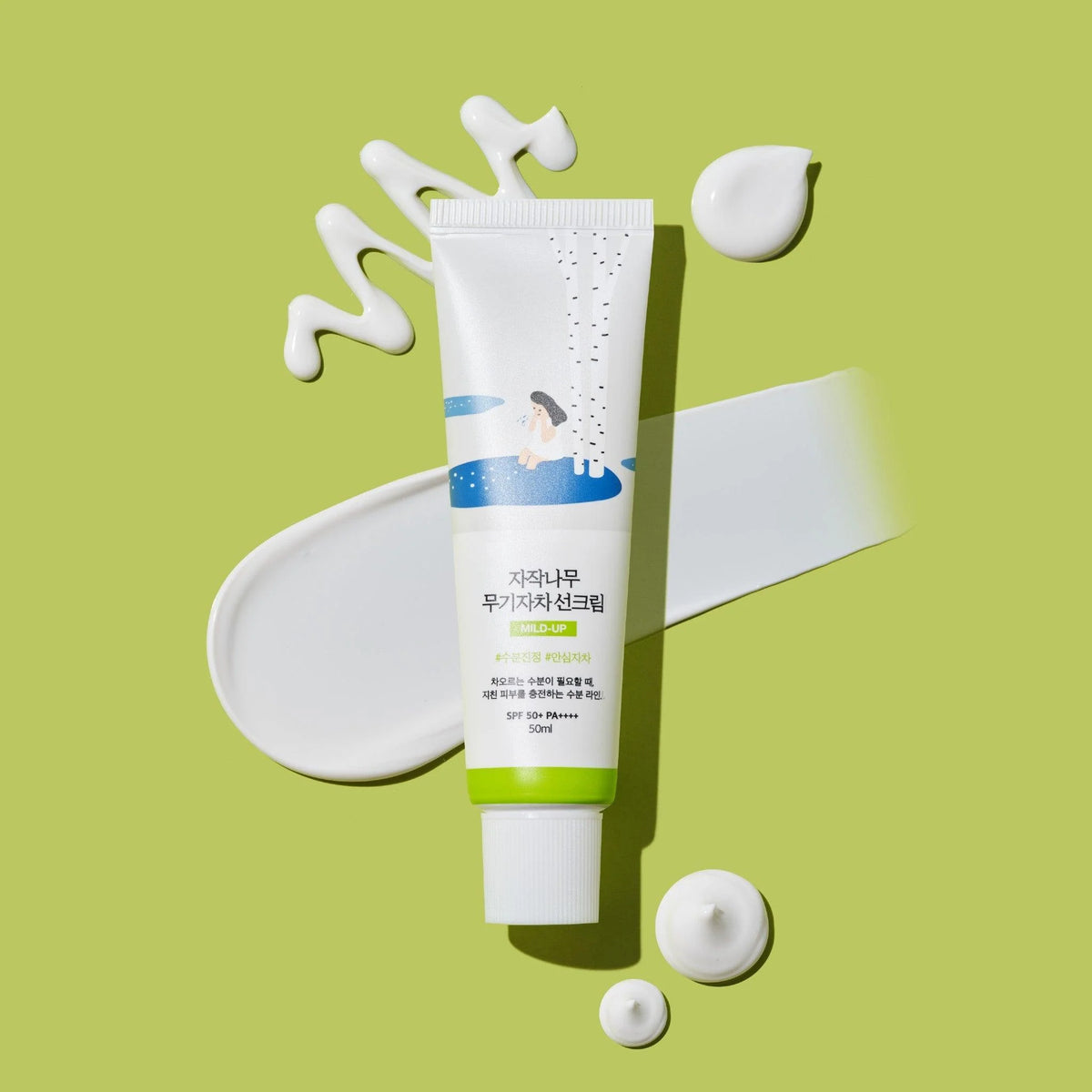 Round Lab Birch Moisturizing Mild-Up Sunscreen 50ml (SPF 50+ PA++++)