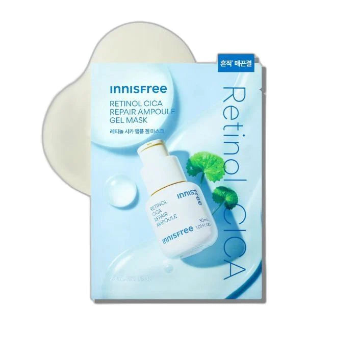 innisfree Retinol Cica Repair Ampoule Gel Mask 23ml X 5ea