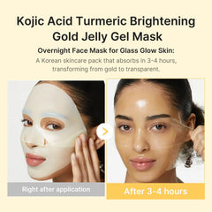 medicube Kojic Acid Turmeric Brightening Gel Mask 28g*4ea
