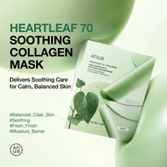 ANUA Heartleaf 70 Soothing Collagen Mask 38g X 4ea