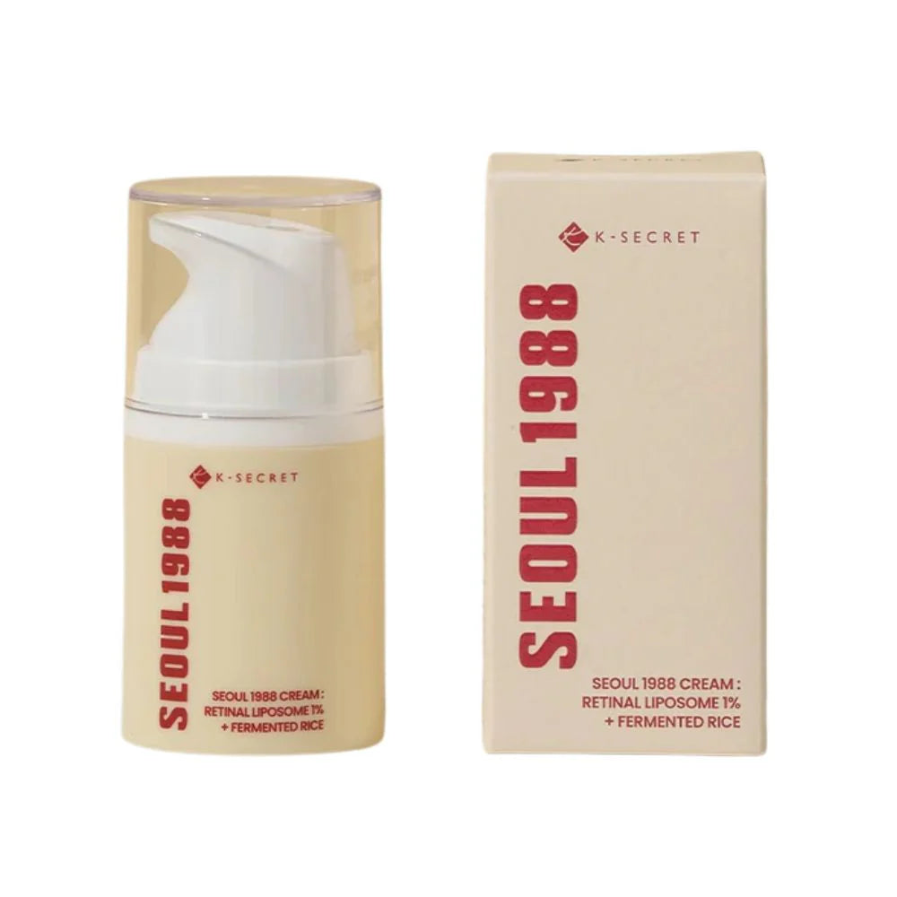 K-SECRET SEOUL 1988 Cream : Retinal Liposome 1% + Fermented Rice 50ml